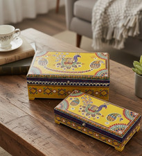 Two Jewellery Boxes -Indian