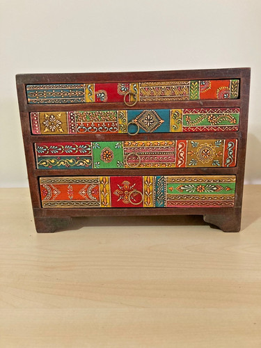 Jewellery chest drawers mango - jewellery,