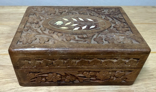Indian hand carved - hand, wooden