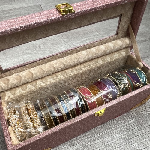 Pink velvet lined bangle - lined,