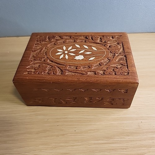 Vintage indian hand carved - indian,