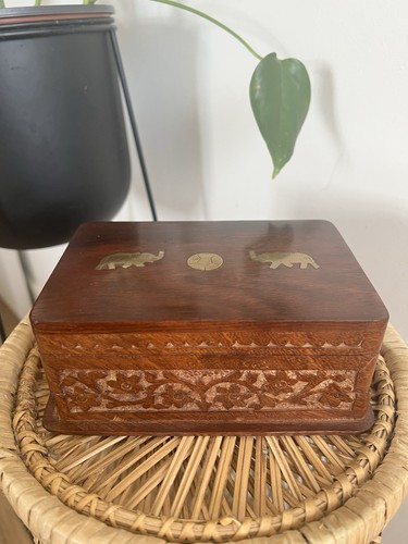 Vintage indian carved - vintage,