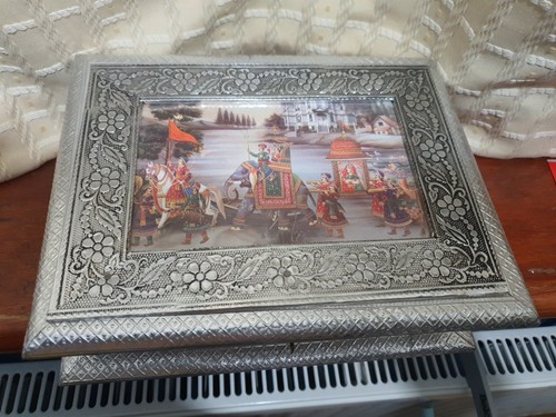 Indian wooden jewelry box - indian,