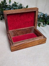 Vintage Wooden Trinket Box