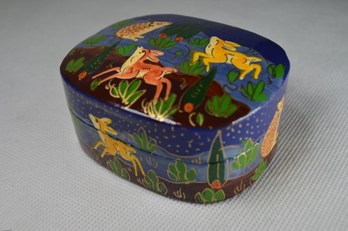 Jewellery box woodland animals - jewellery,